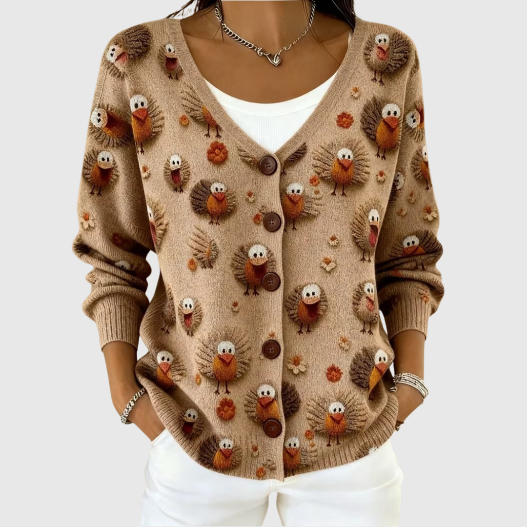 Sidonie | Fancy Birds Cardigan