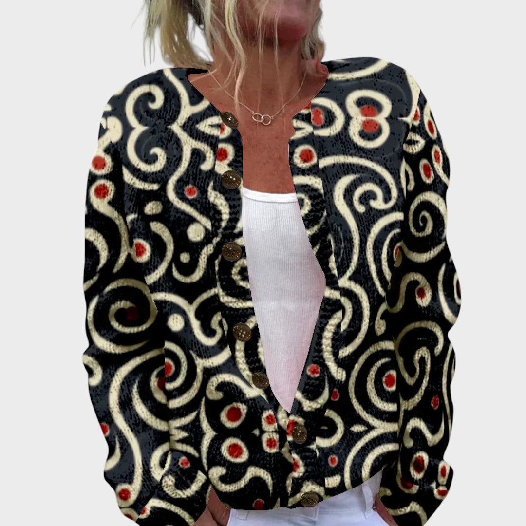 Poppy - Floral Autumn Cardigan