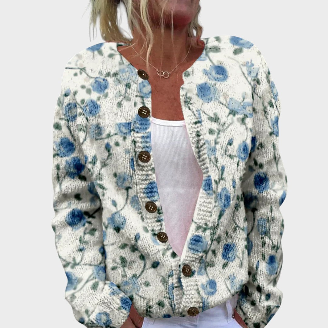 Quinn - Floral Autumn Cardigan