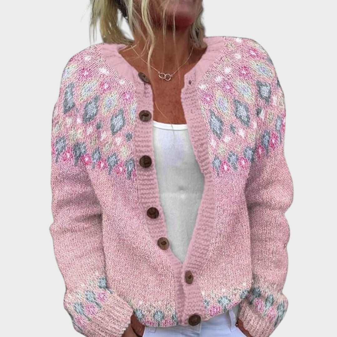 Harriet - Floral Autumn Cardigan