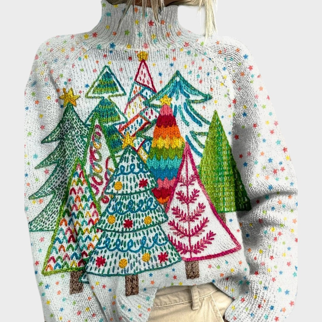 Sara - Artistic Knit Jumper