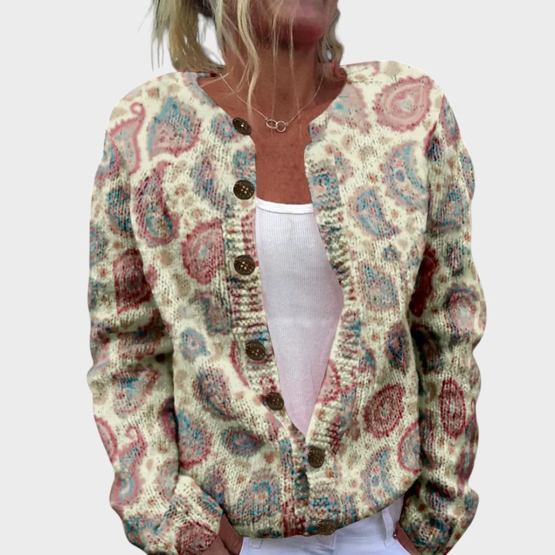 Kate - Floral Autumn Cardigan