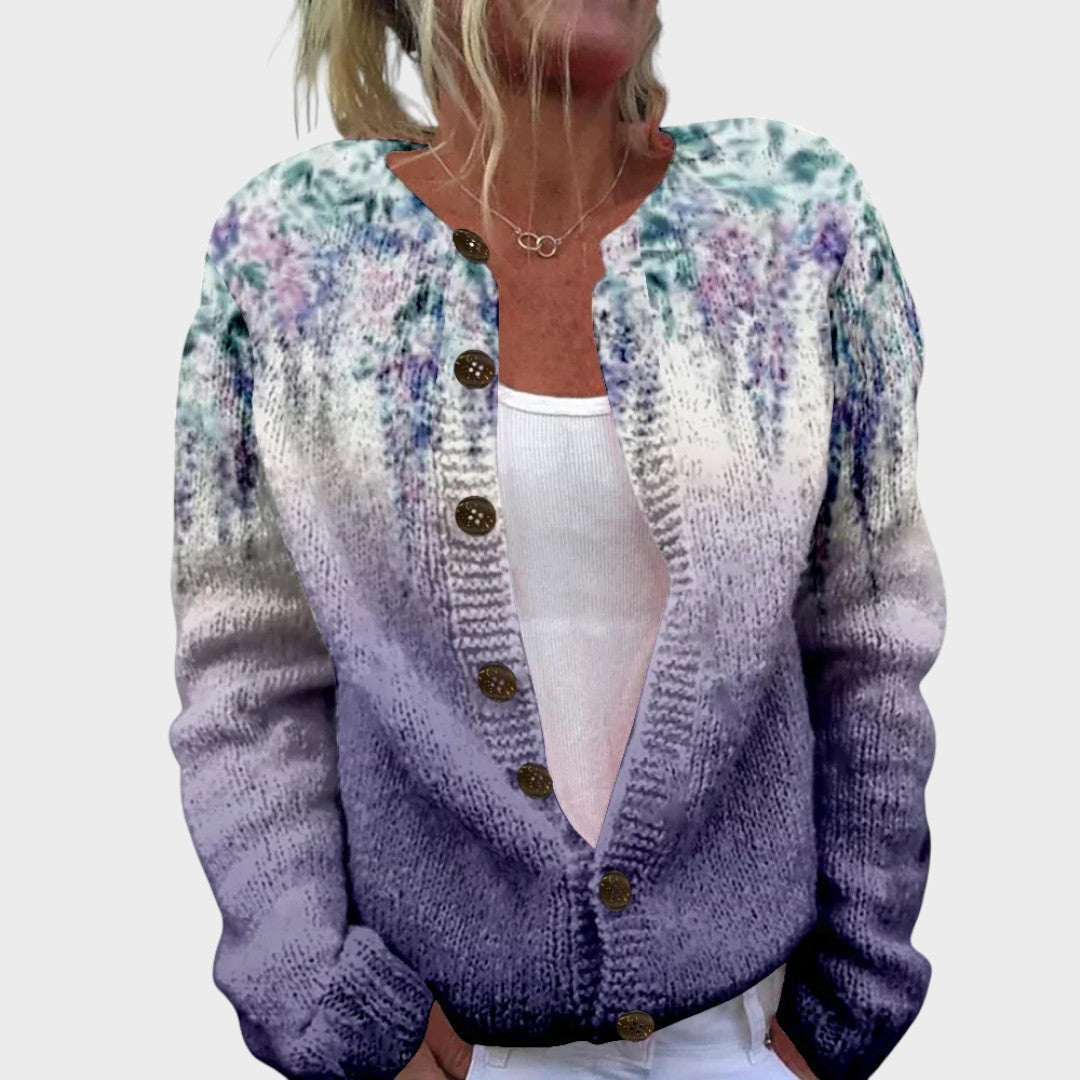 Eleanor - Floral Autumn Cardigan