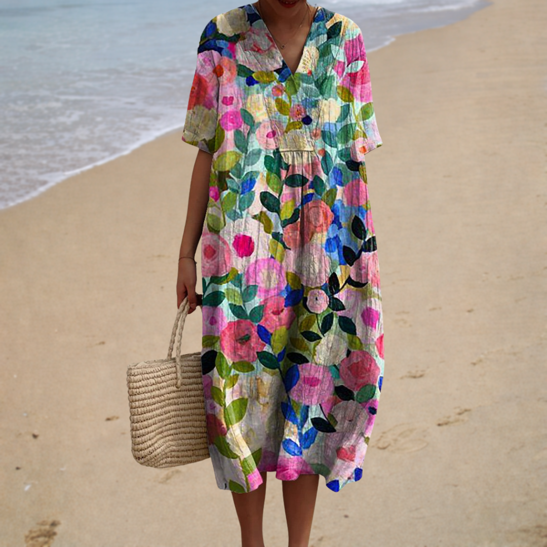 TUSCANY | Floral Maxi Dress