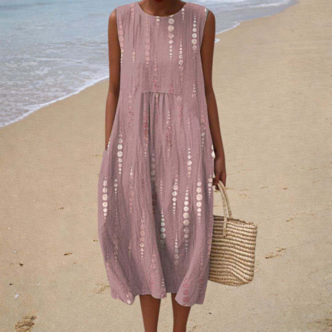 Refined | Sleeveless Midi Dress