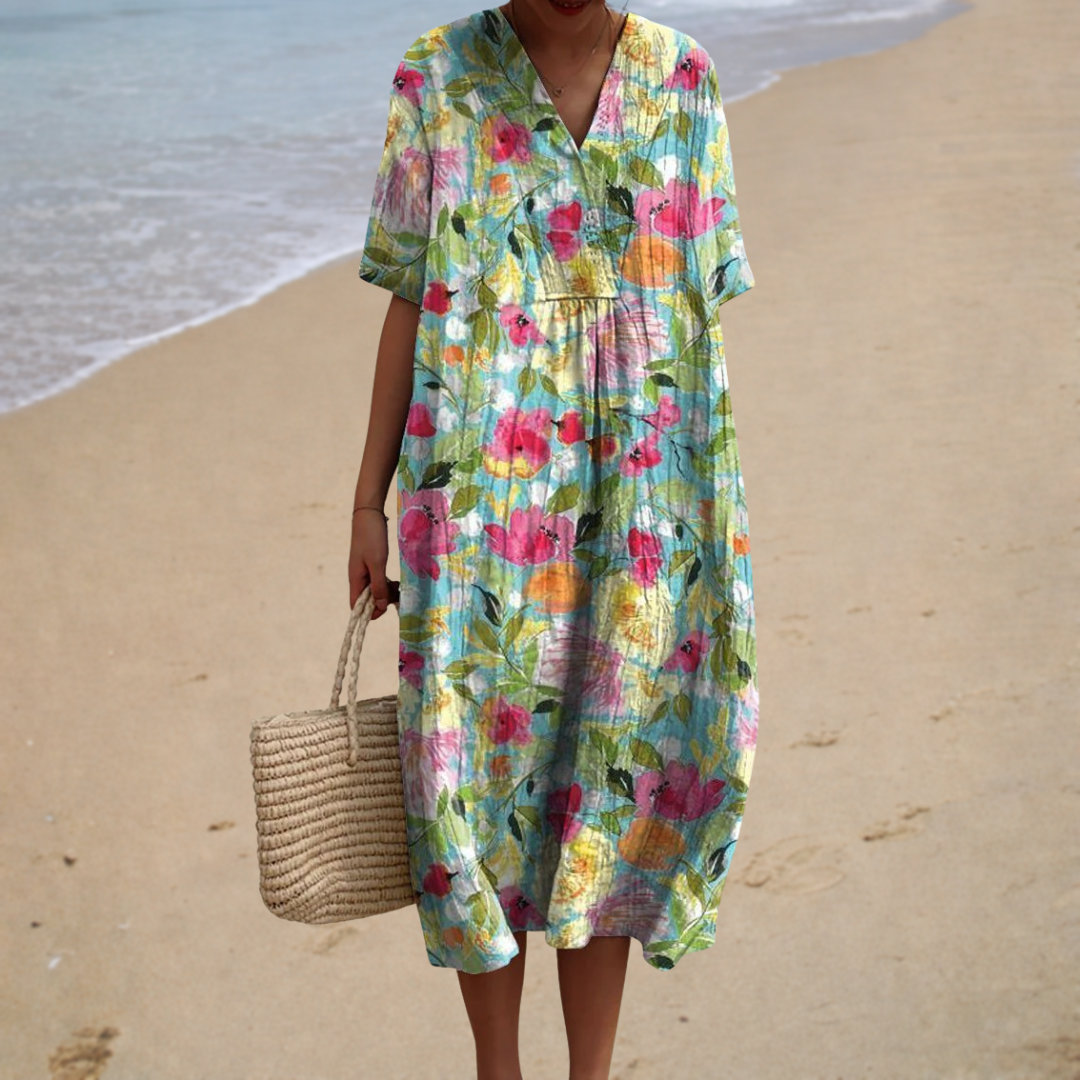 Colourful Floral | Maxi Dress