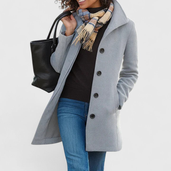 Claire – Classic Wool Blend Coat