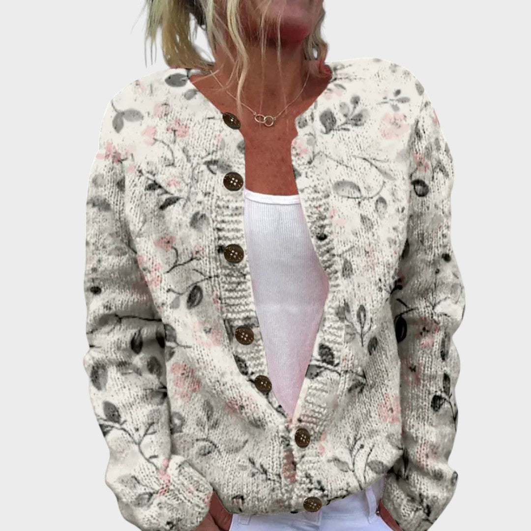 Ivy - Floral Autumn Cardigan