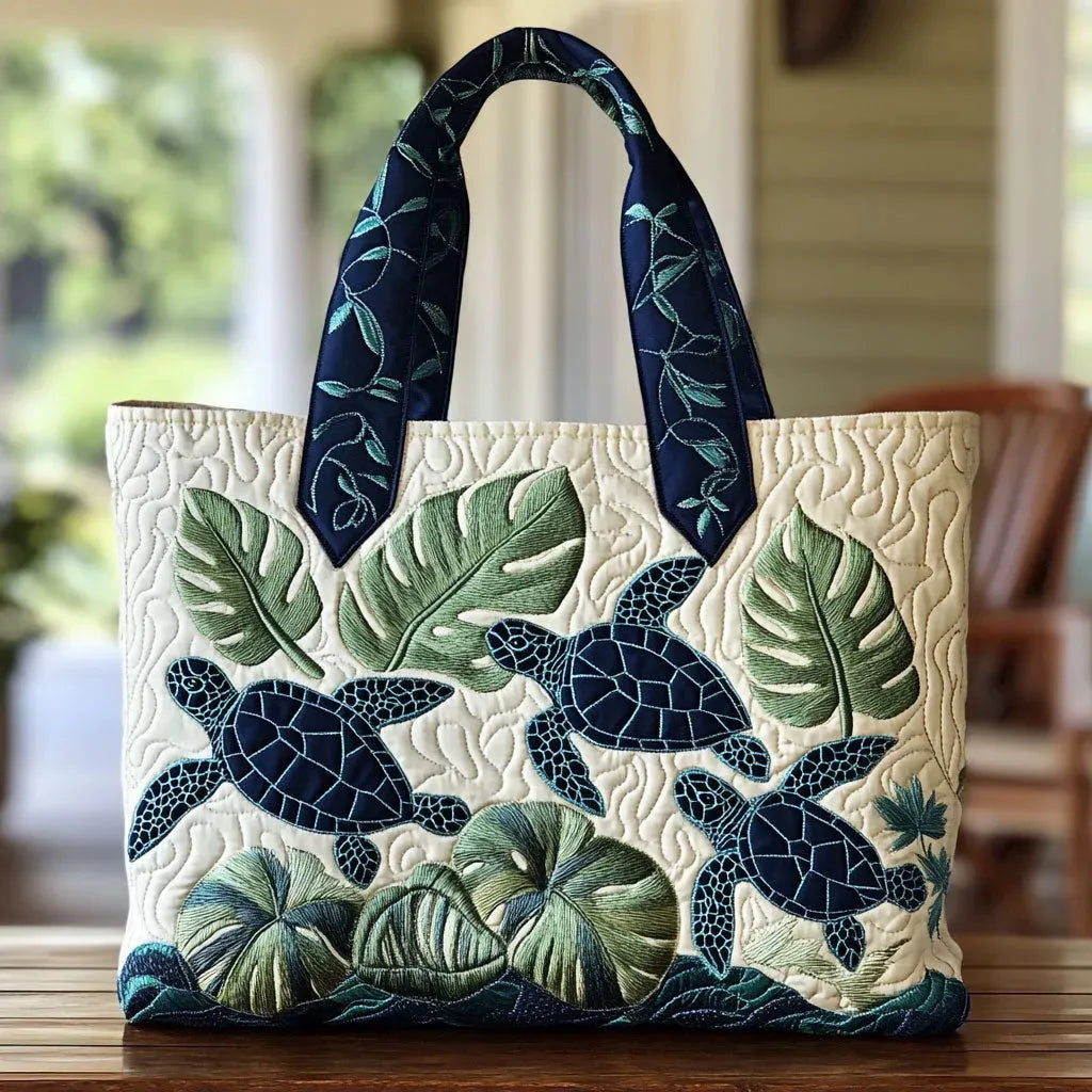 Handcrafted Bag - Elegance of the Sea Turtle