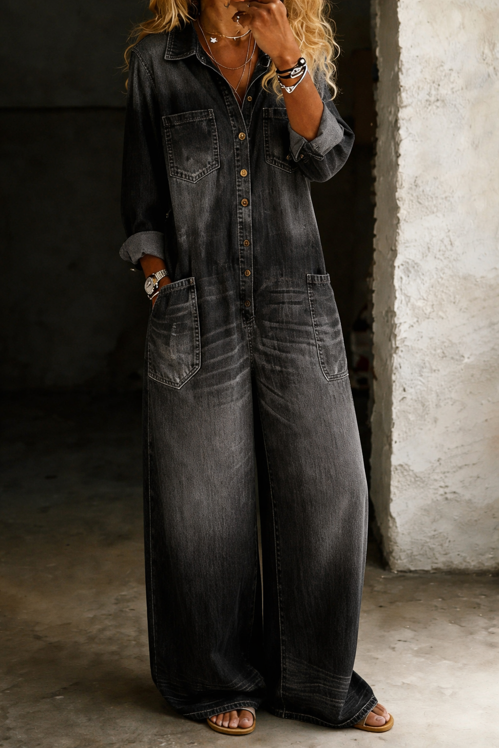 Lena | Casual Dungaree