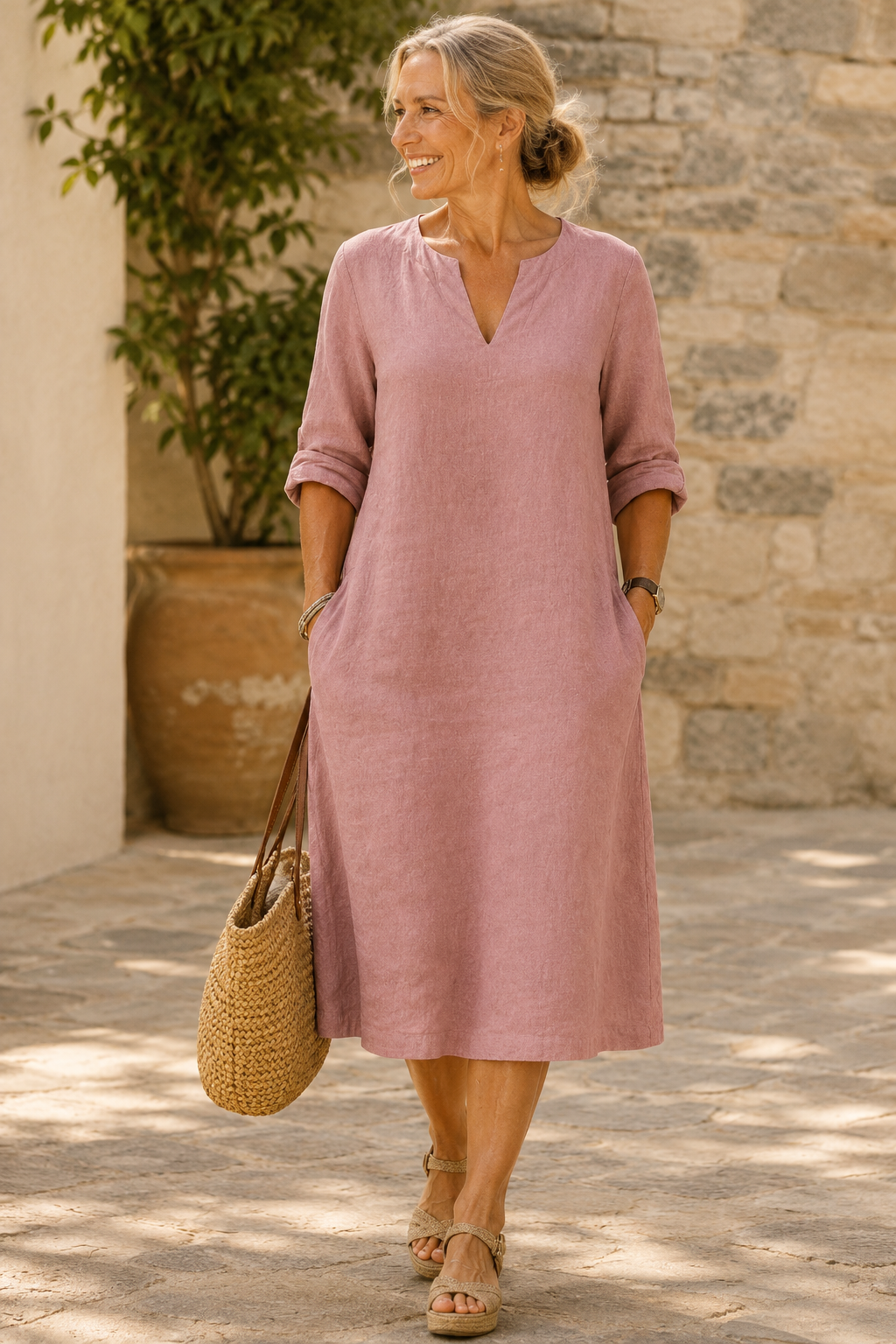 Fluid Dress A-Line Martine