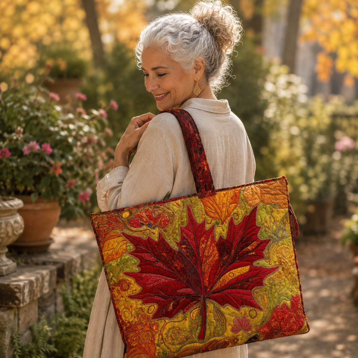 Sunset Maple Artisan Bag