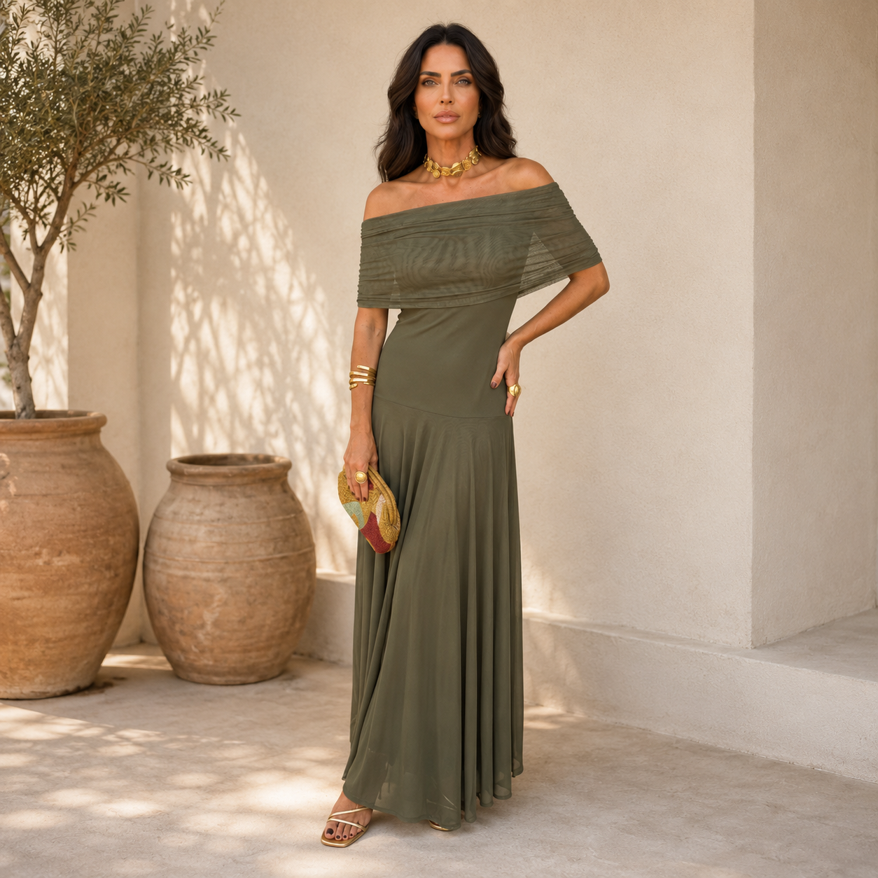 Toledo Dress in Green