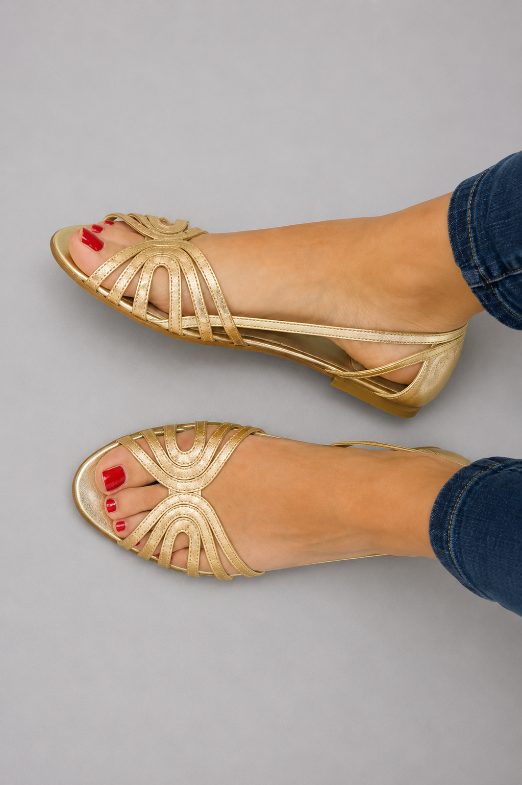 AMALFI | GOLDEN SANDALS SUMMER LIGHT