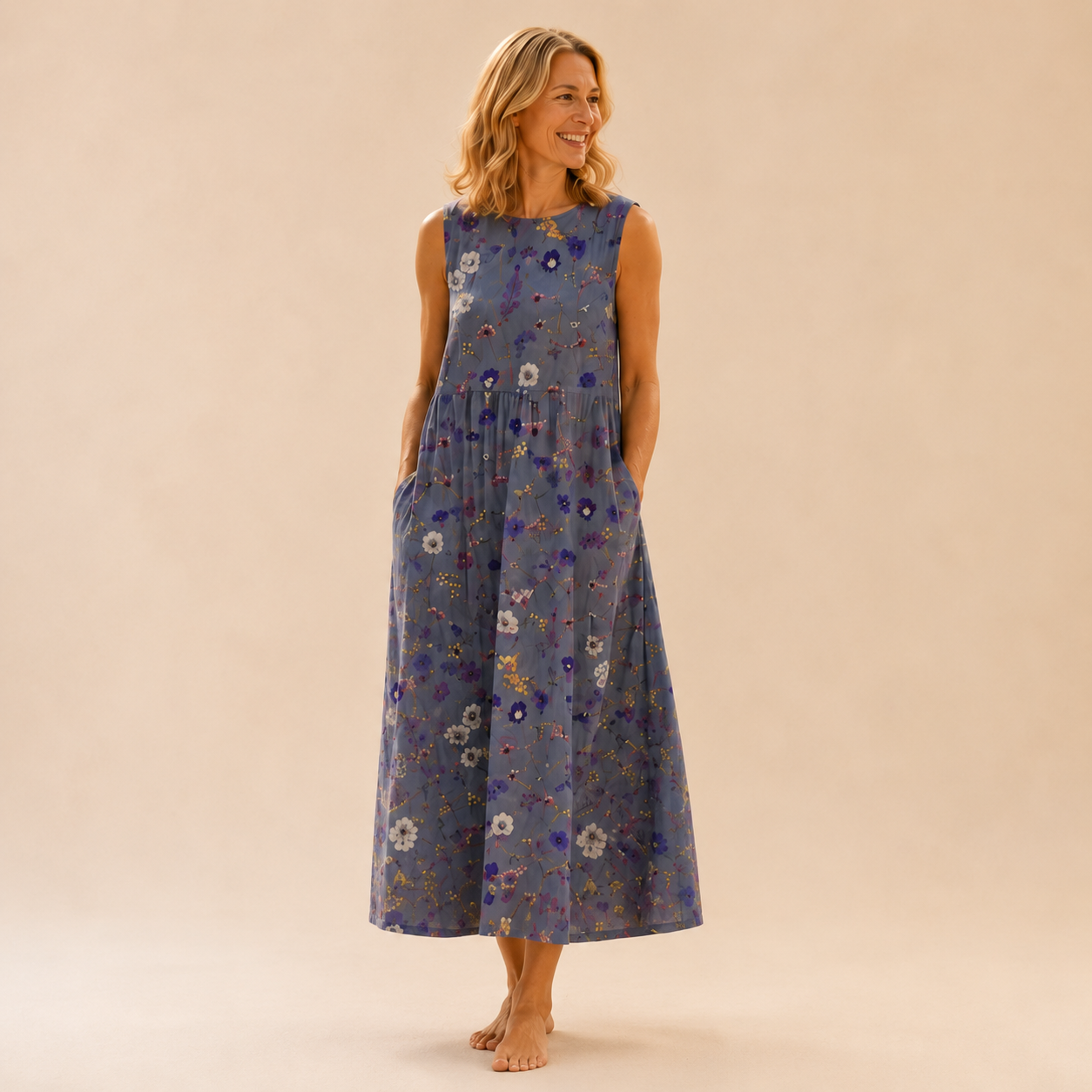 Country Floral | Midi Dress