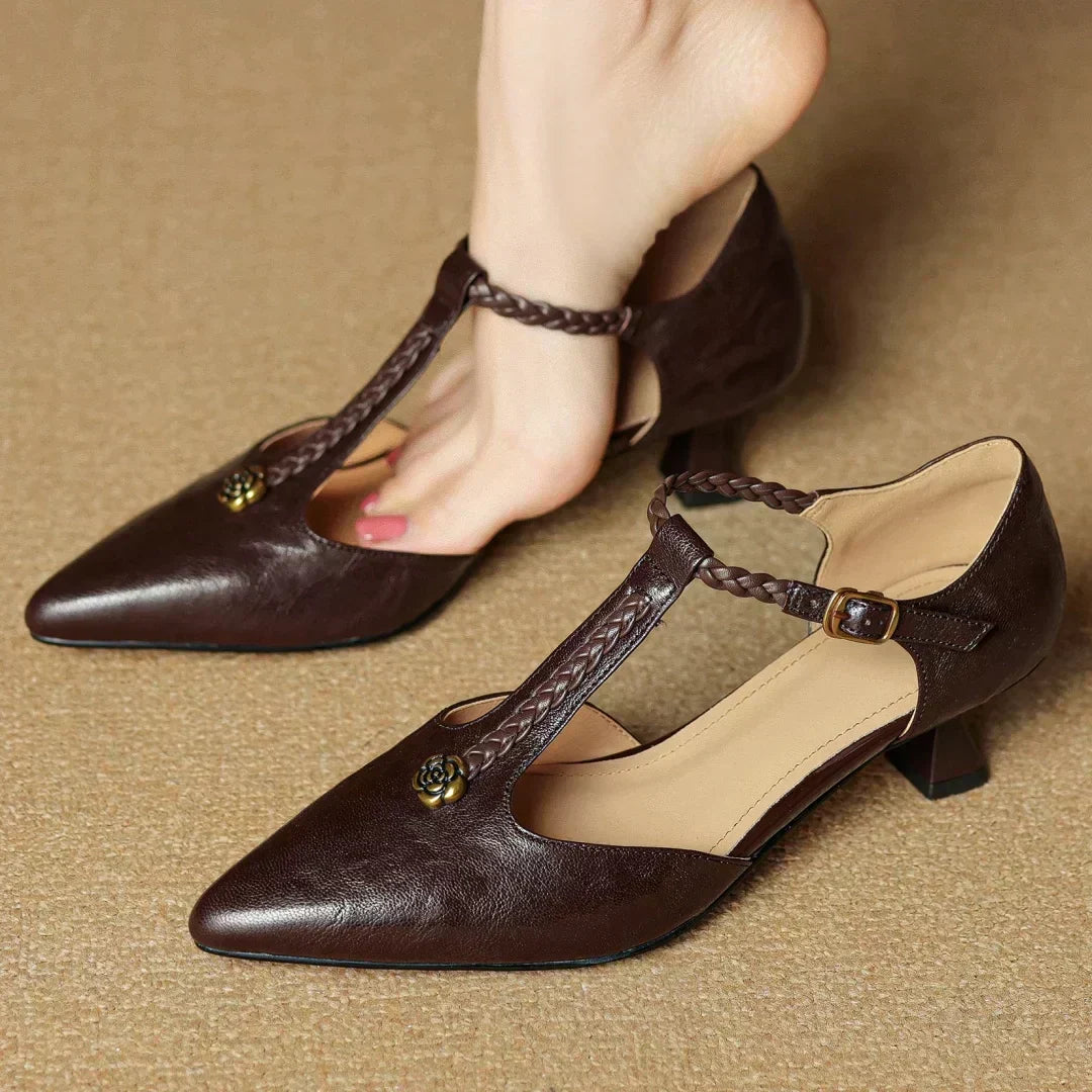 KATHY | ELEGANT LEATHER SANDALS