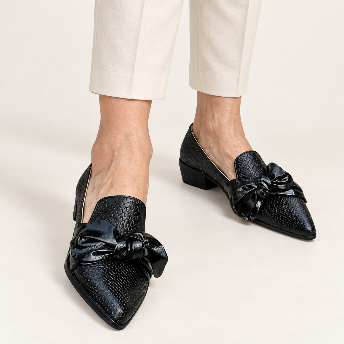 Elena - Chic High Heel Faux Leather