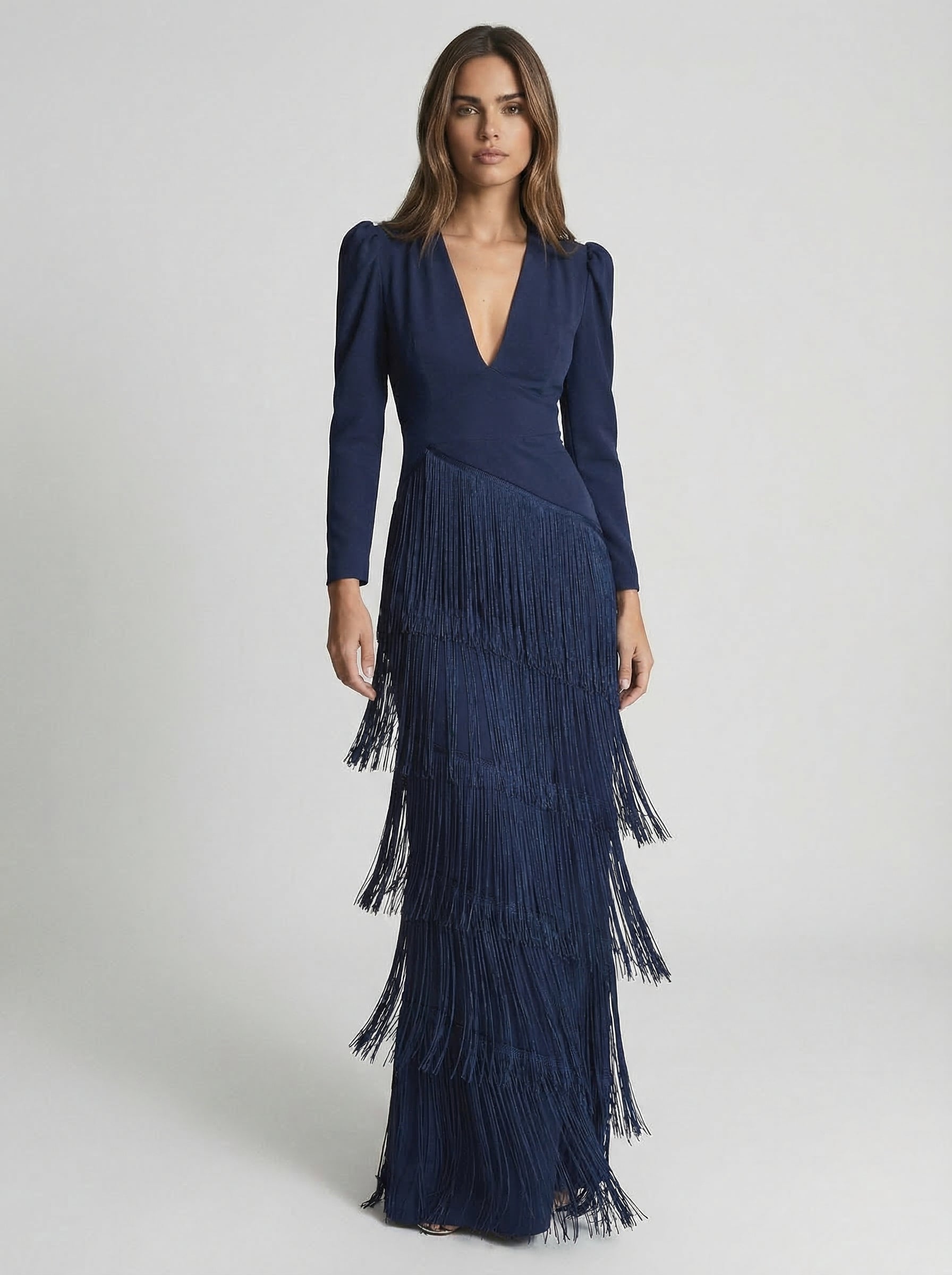 Salvia | Fringe Dress