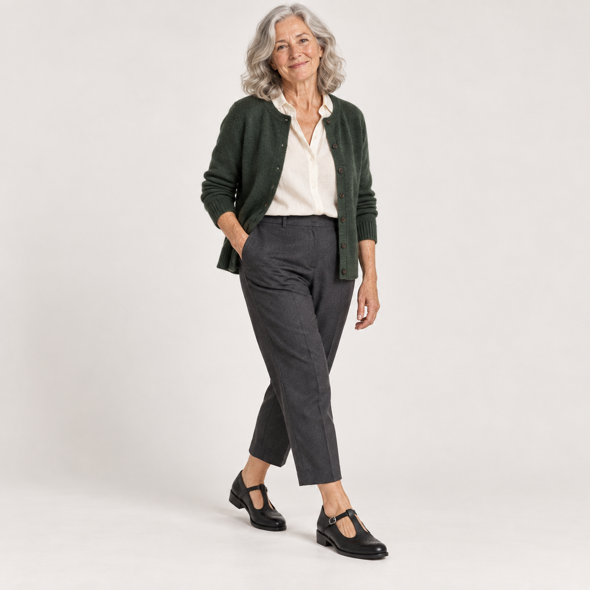 Irene - Classic Brogue Mary Janes