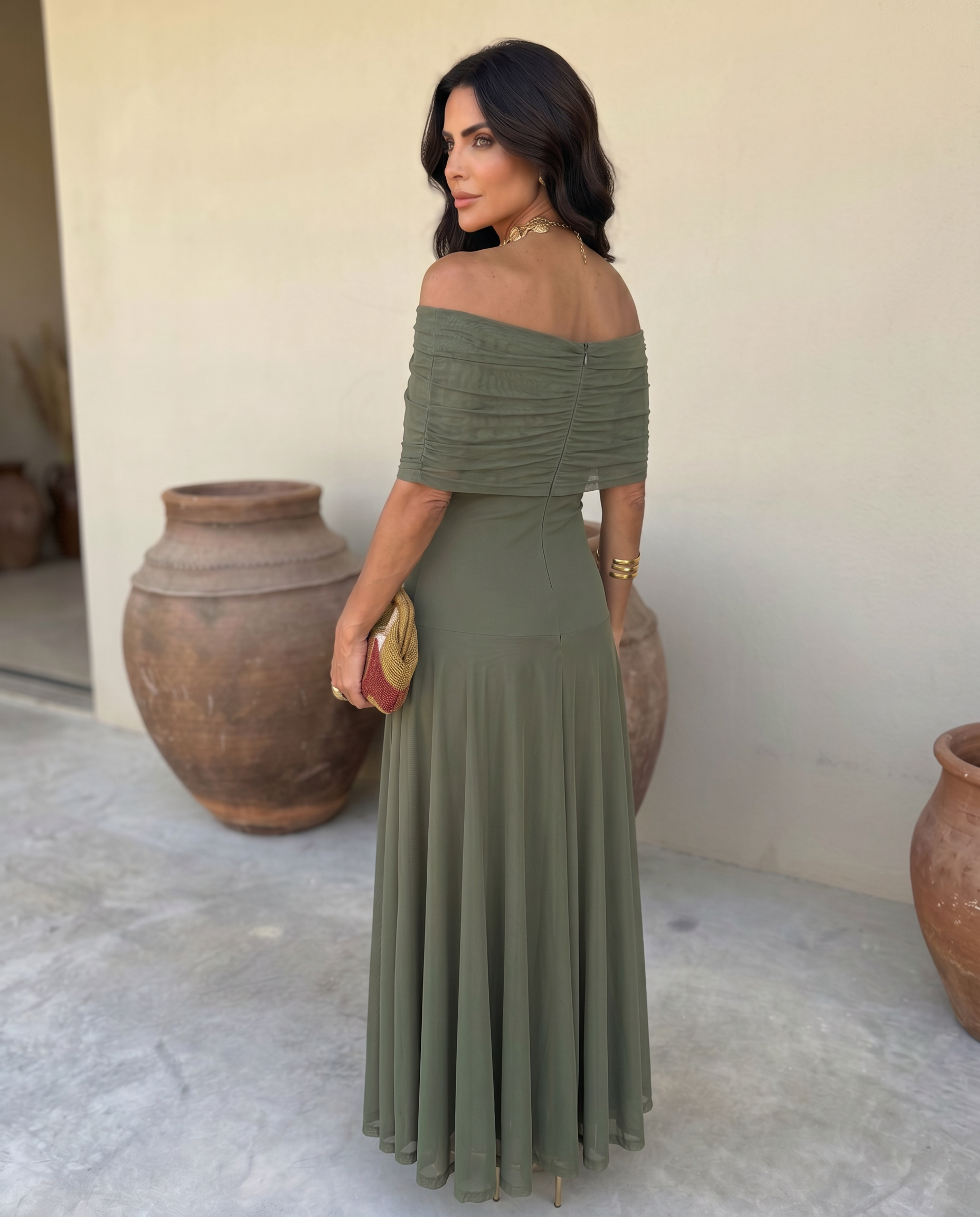 Toledo Dress in Green