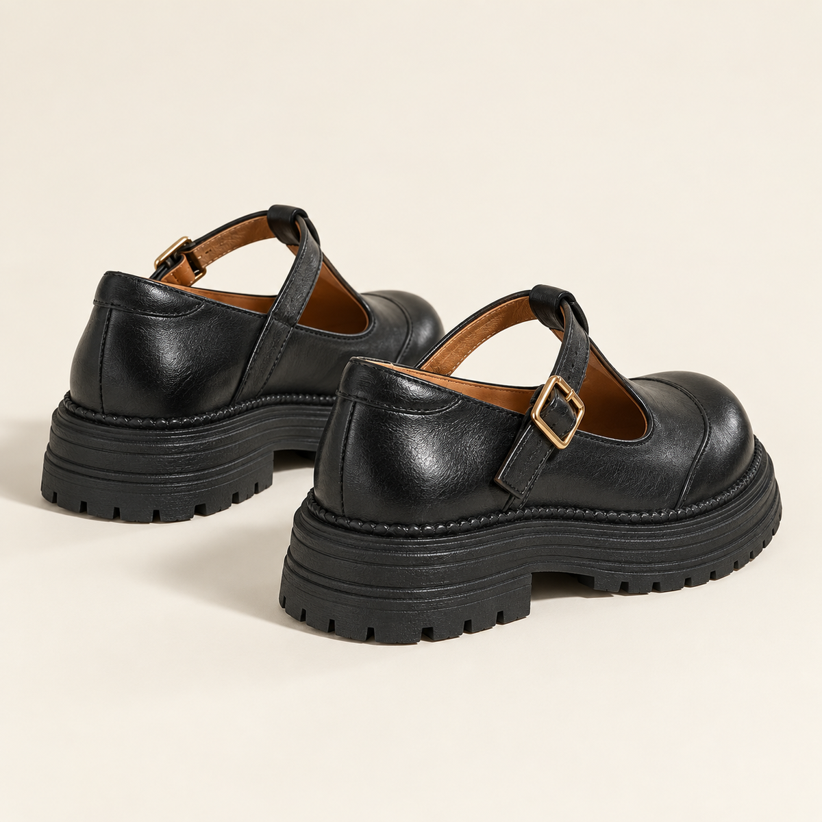 Mary Janes - Elegant Leather Shoe