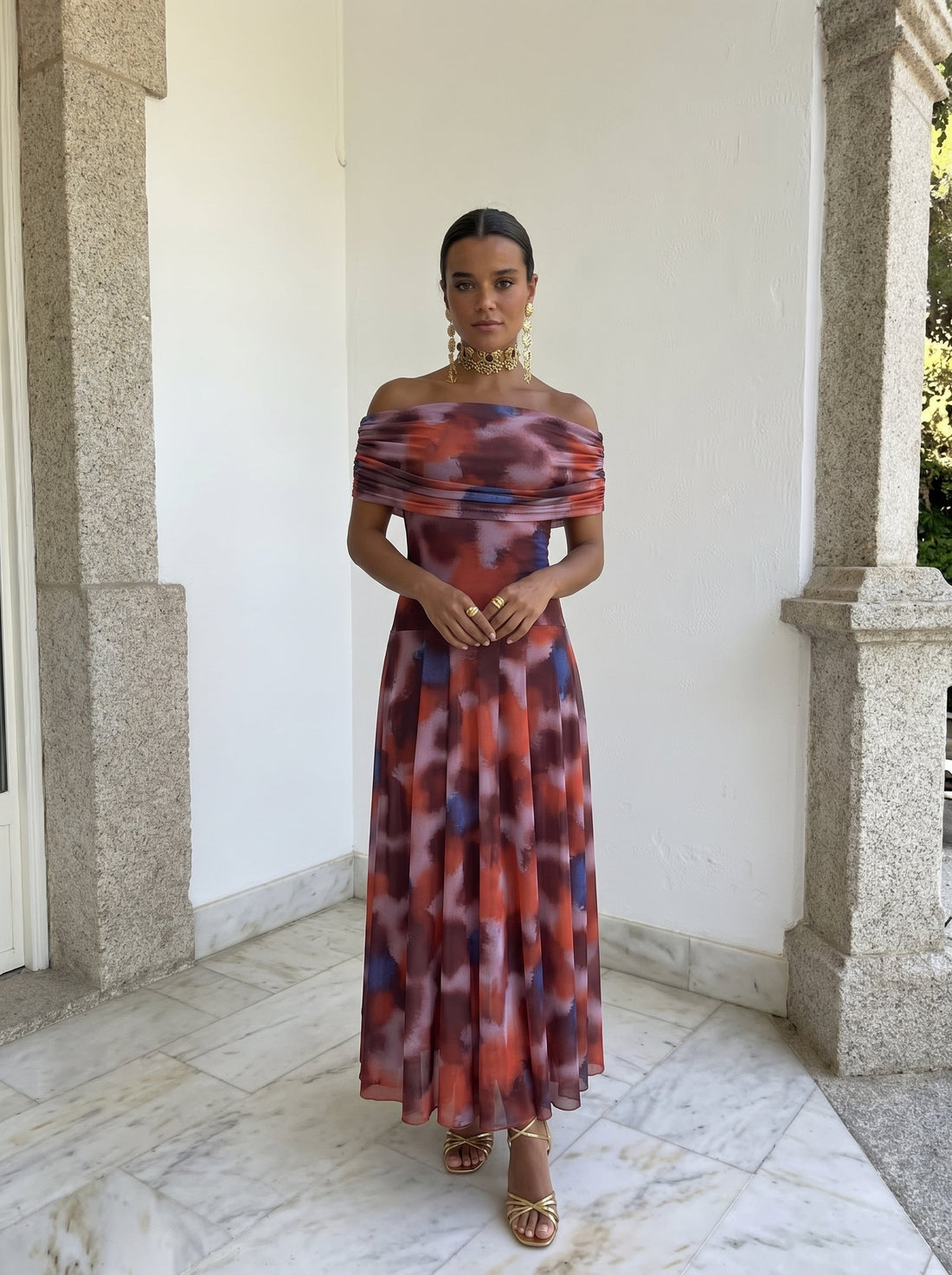Printed Toledo Dress