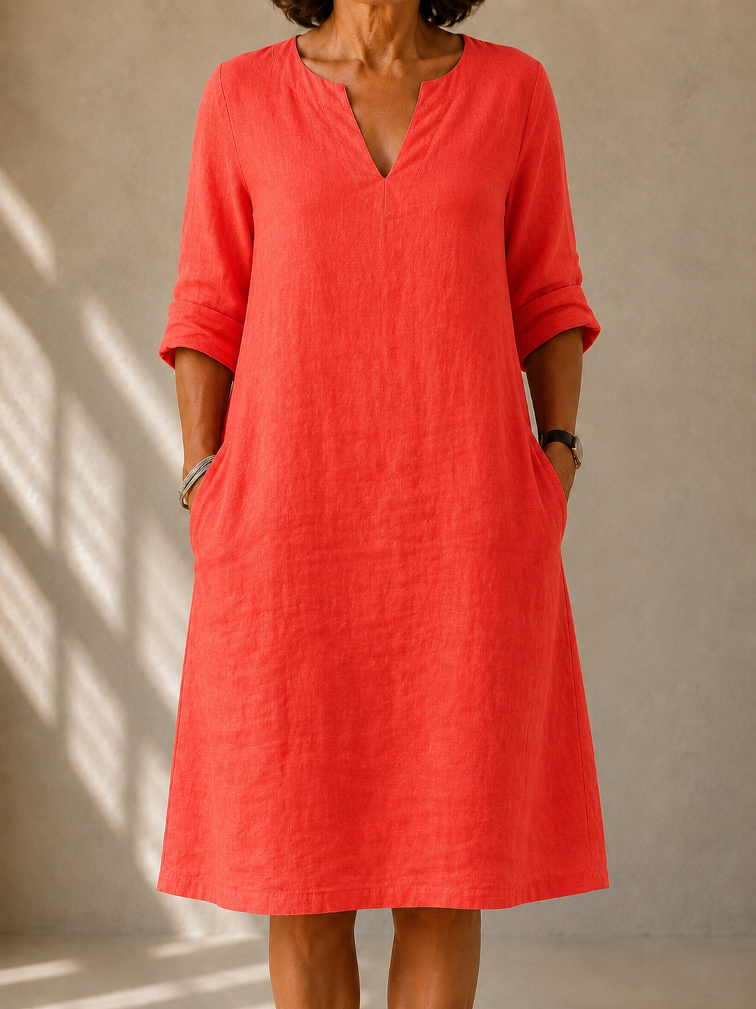 Fluid Dress Straight Cut Margot