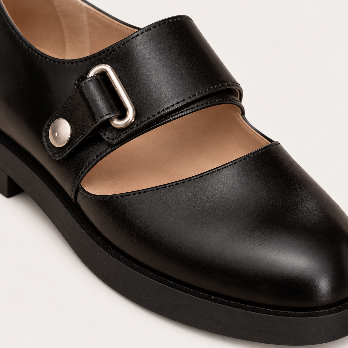 Sofia - Elegant Wide-Strap Mary Janes