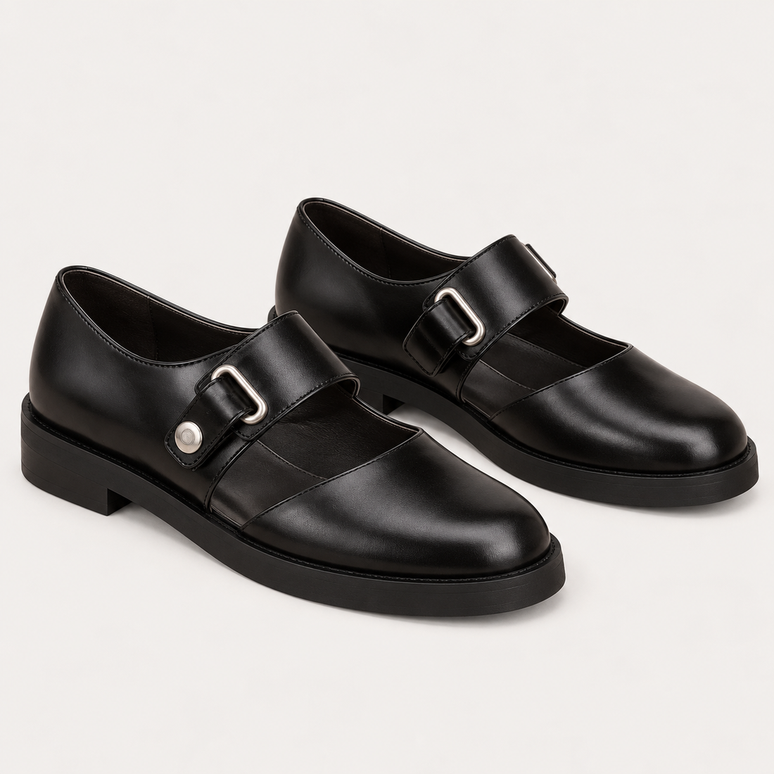 Sofia - Elegant Wide-Strap Mary Janes