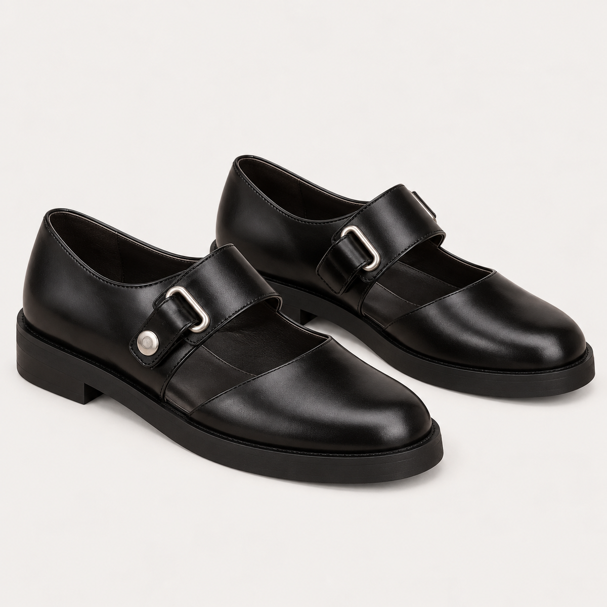 Sofia - Elegant Wide-Strap Mary Janes
