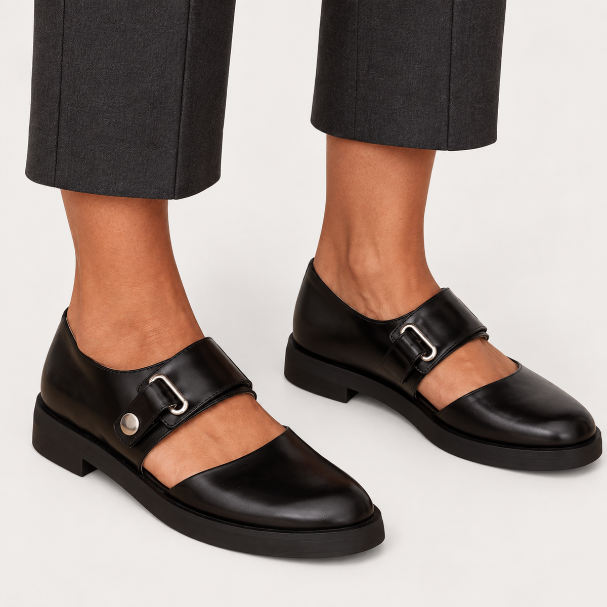 Sofia - Elegant Wide-Strap Mary Janes
