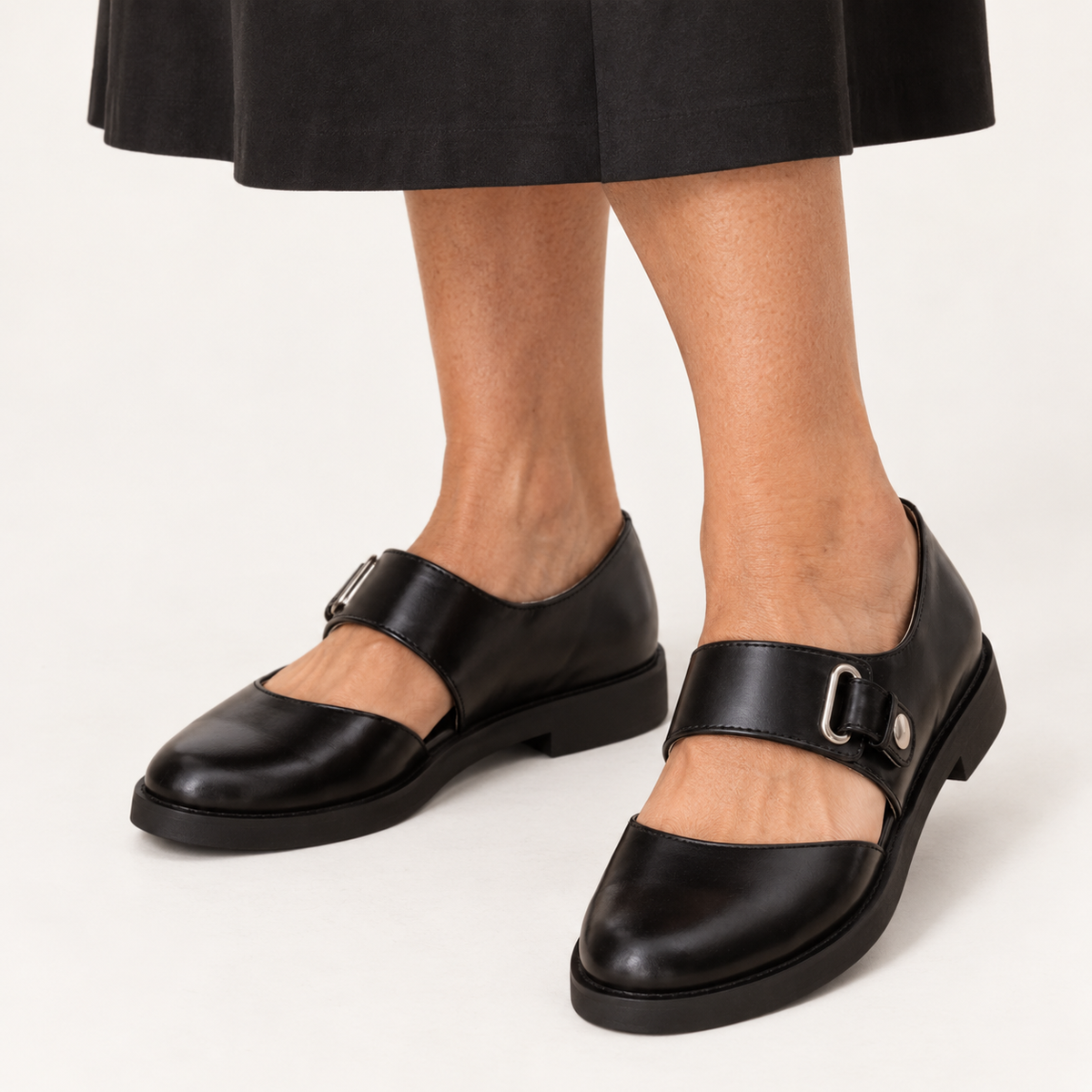 Sofia - Elegant Wide-Strap Mary Janes