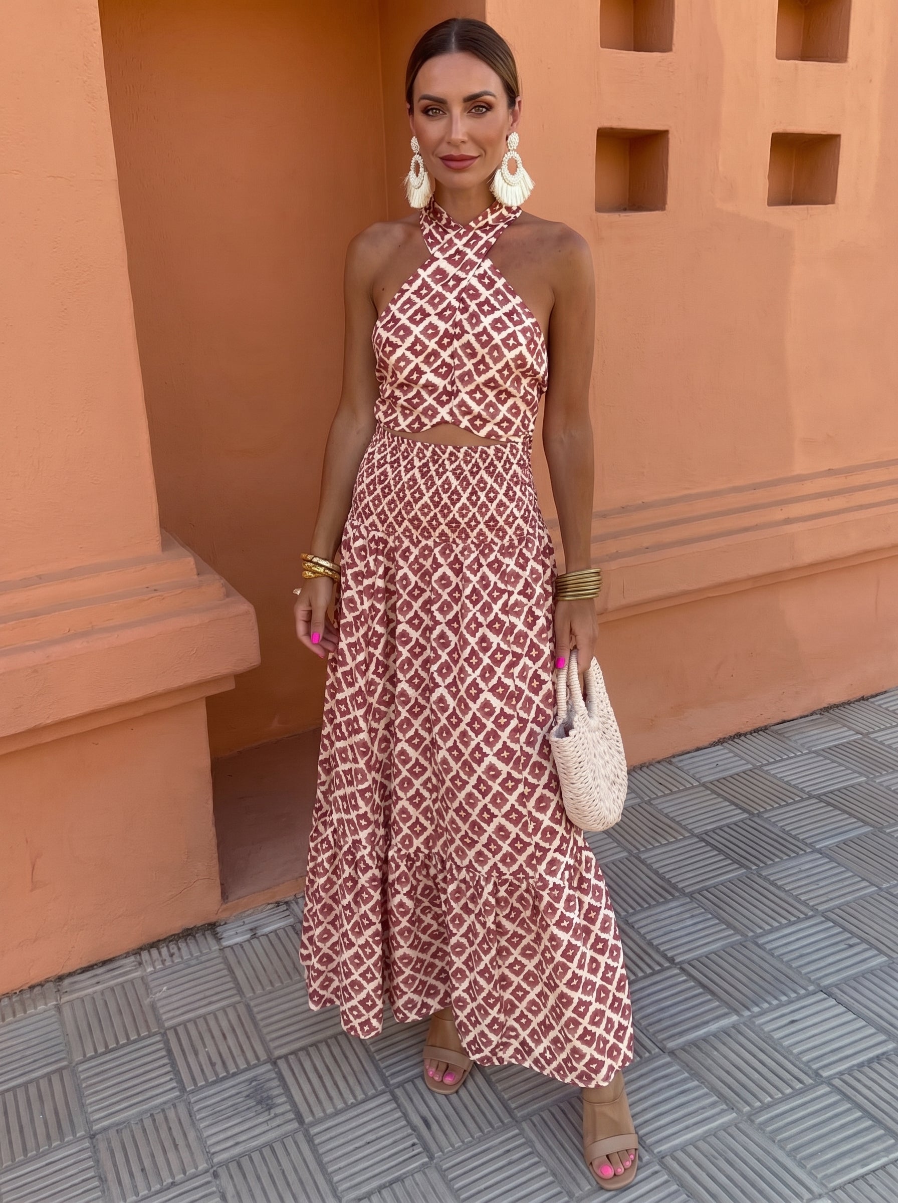 Elsa | Elegant Off-Shoulder Co-ord Set