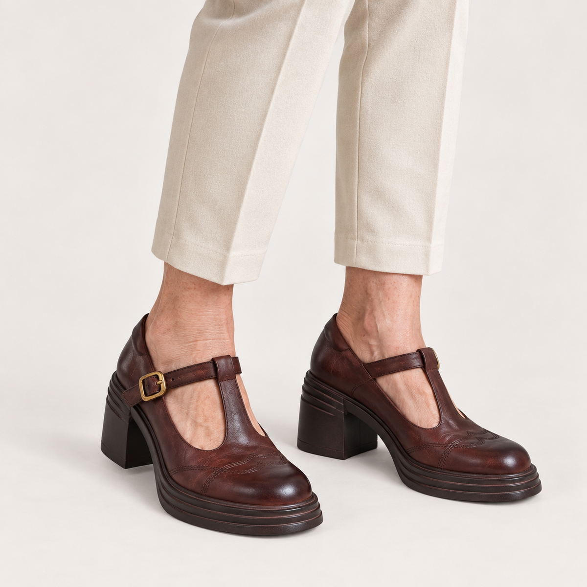 Vera - Elegant T-Bar Heels