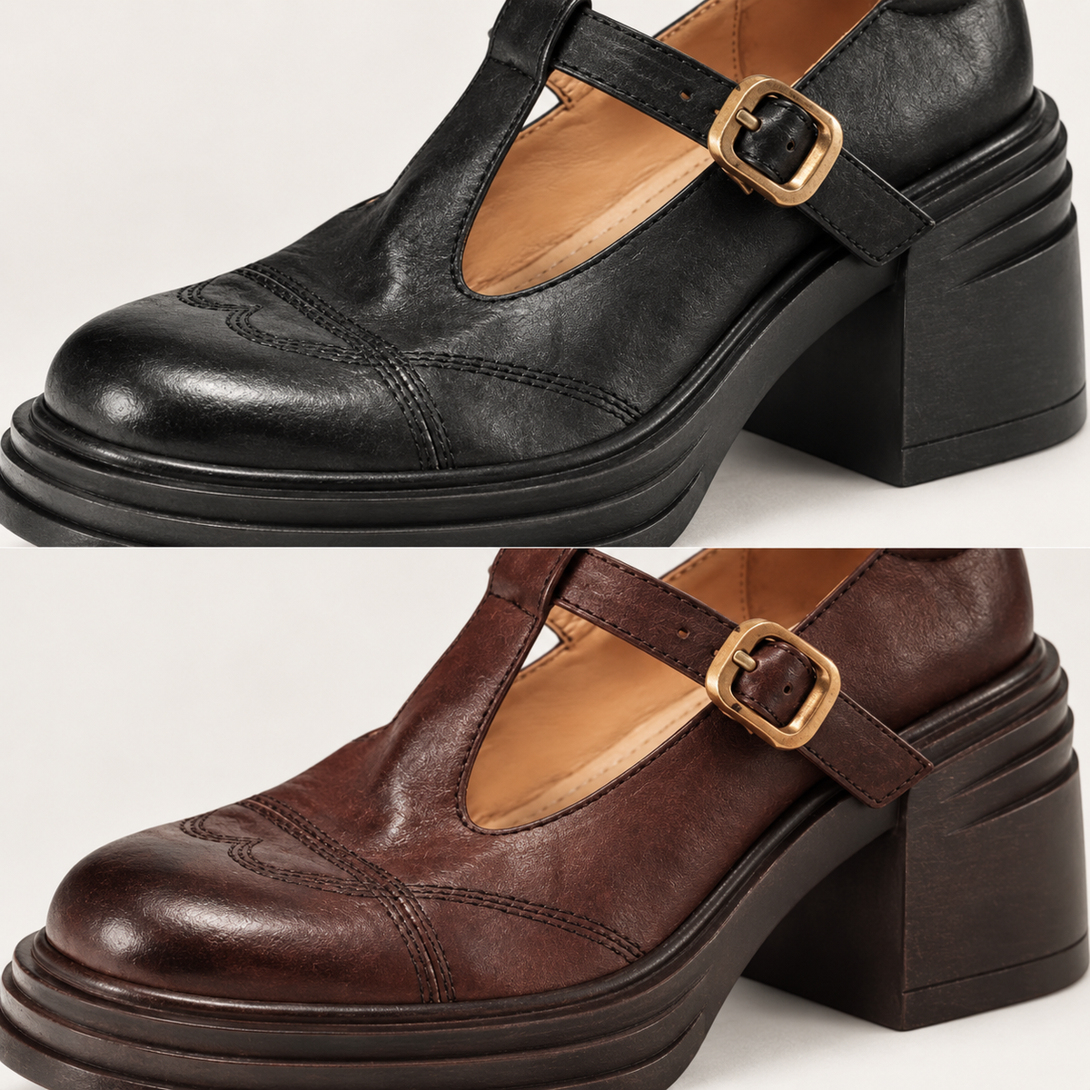 Vera - Elegant T-Bar Heels